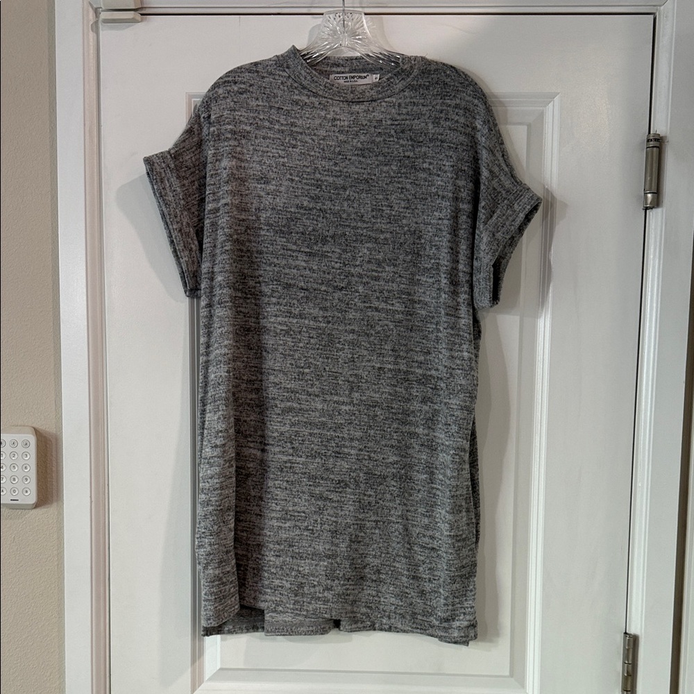 Cotton Emporium Gray T-Shirt Dress